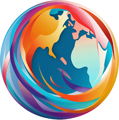 Stylized globe